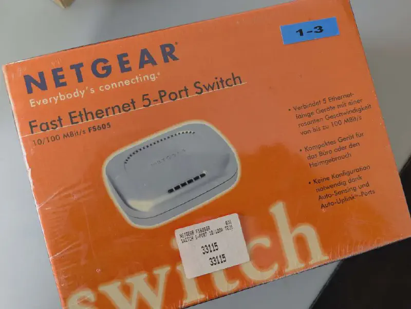 Featured image of post Netgear FS605 5-Port Switch Netzwerk CAT RJ45 OVP